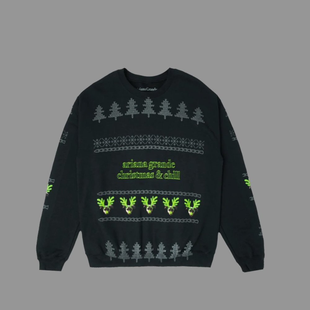 Ariana Grande christmas & chill toulouse crewneck